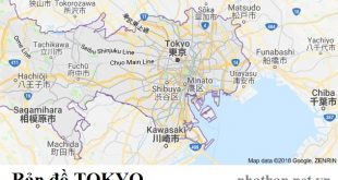 Bản đồ Tokyo Nhật Bản