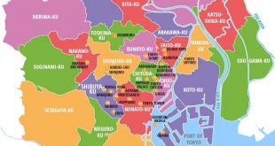 Bản đồ Tokyo - Nhật Bản